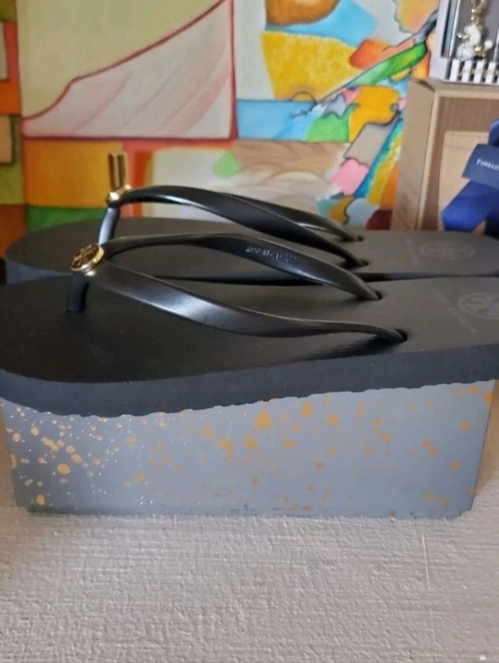 Tory Burch Flip Flops 7 M Discontinued Design